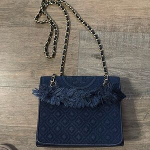 Denim Tory Burch bag